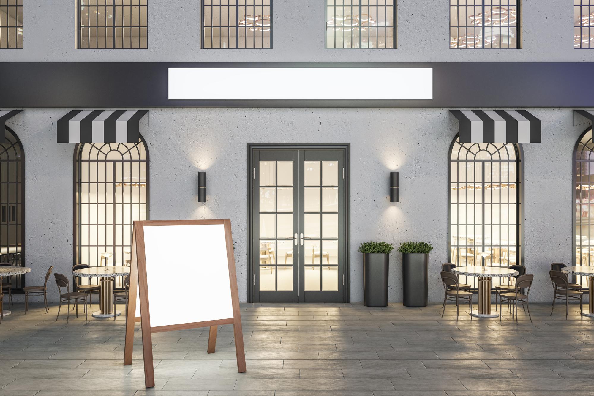 Exterior view of culinary atelier entrance
